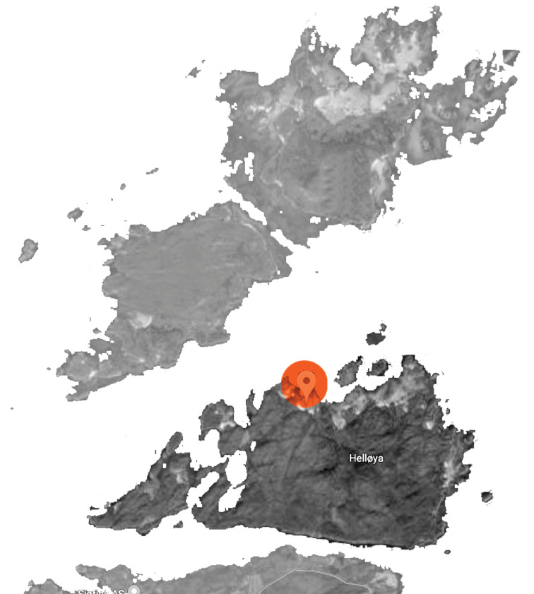 Ubicación de Helløja